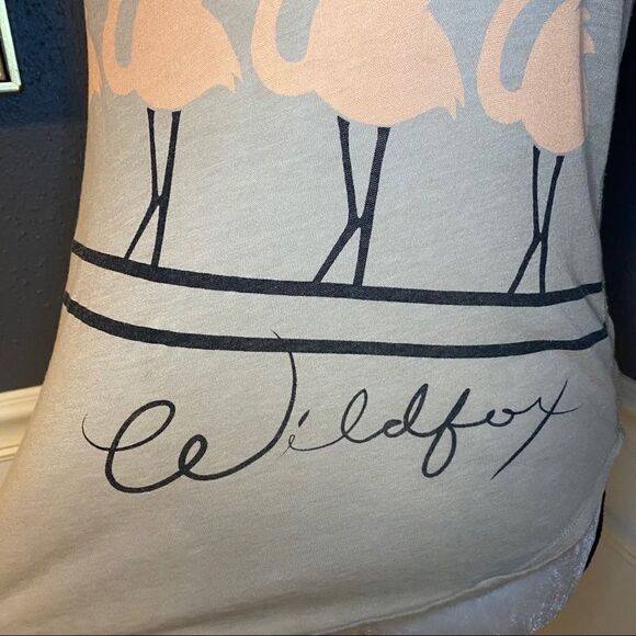 Wildfox Dancing Flamingo Graphic Tank Top - Picture 8 of 13